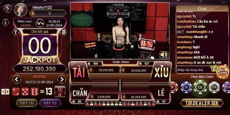 Ví dụ minh họa cách tính xí ngầu tài xỉu